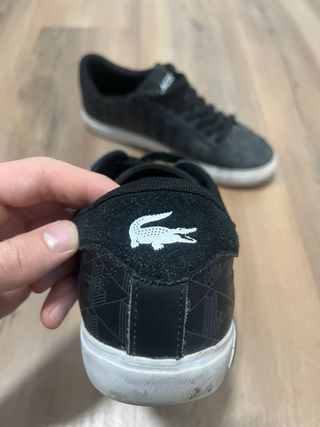 Zapatillas Lacoste Negras para Restaurar