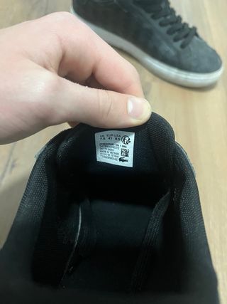 Zapatillas Lacoste Negras para Restaurar