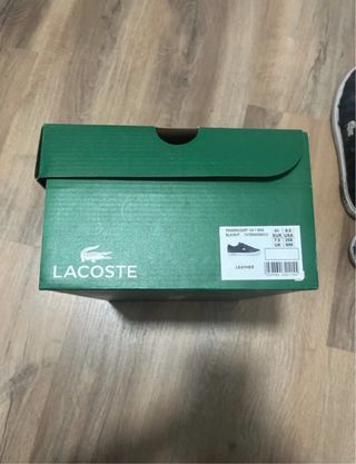 Zapatillas Lacoste Negras para Restaurar