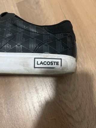 Zapatillas Lacoste Negras para Restaurar