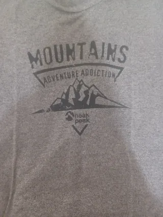 Camiseta Neak Peak Gris Talla L