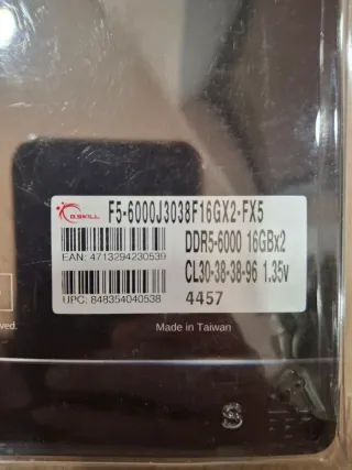 G.Skill Flare X5 DDR5 32GB (2x16GB) 6000MHz