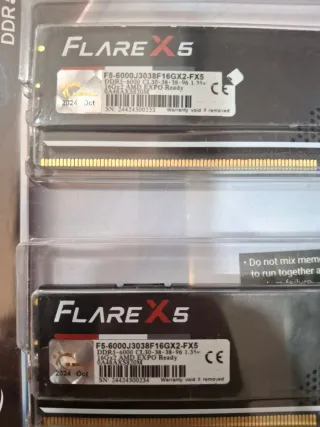 G.Skill Flare X5 DDR5 32GB (2x16GB) 6000MHz