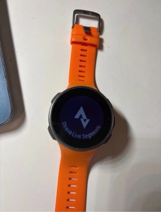 Reloj Polar Deportivo Naranja y Negro