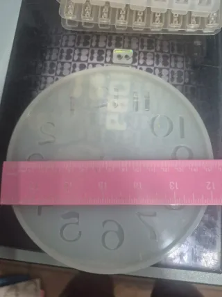 Molde redondo para hacer reloj