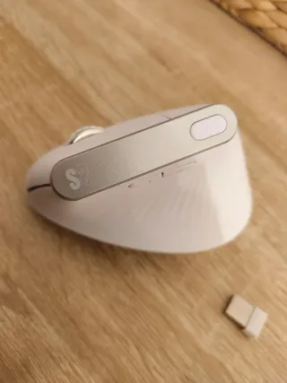 Ratón Inalámbrico Ergonómico Blanco