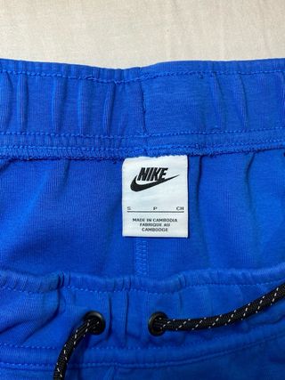 Pantalón Nike Tech Fleece Azul Original