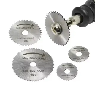 6 Hojas Sierra Circular HSS + Mandril OFERTA!!!