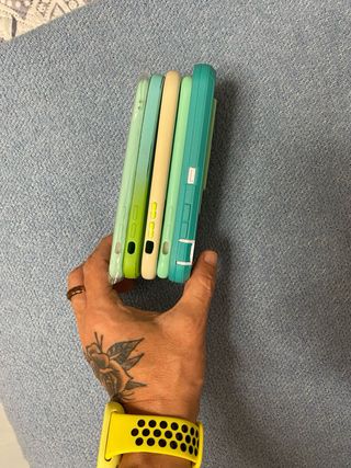 Lote 5 fundas iPhone 11 con tarjetero