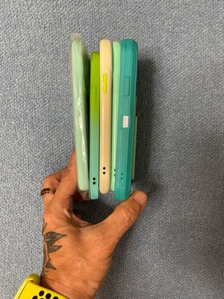 Lote 5 fundas iPhone 11 con tarjetero