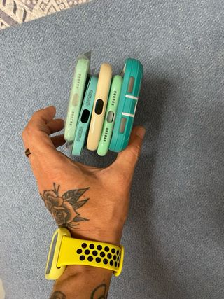 Lote 5 fundas iPhone 11 con tarjetero