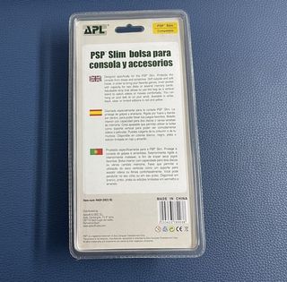 Funda PSP Slim Blanca para Consola y Accesorios