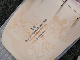 Libro Sellos Olímpicos Disney
