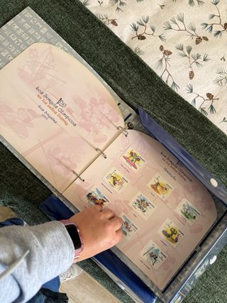 Libro Sellos Olímpicos Disney