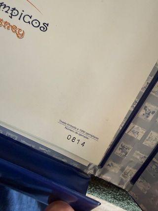 Libro Sellos Olímpicos Disney