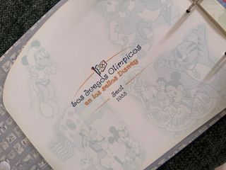 Libro Sellos Olímpicos Disney