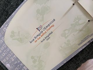 Libro Sellos Olímpicos Disney
