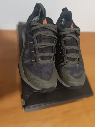 Zapatillas The North Face Verde y Naranja