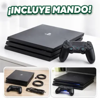 PS4 Pro + Mando + Cables
