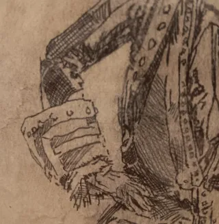 OPORTUNIDAD  Cuadro antiguo M. Fortuny dibujo
