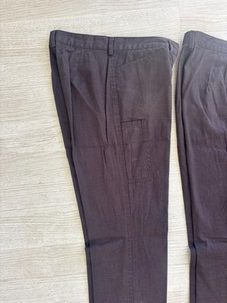 4 Pantalones de Trabajo Marrones 36-38