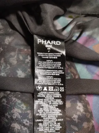 Vestido gasa estampado floral