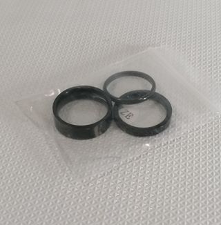 Anillos Acero Inoxidable Negros