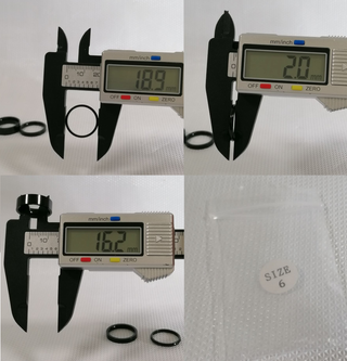 Anillos Acero Inoxidable Negros