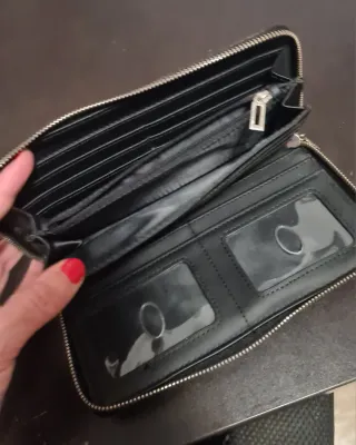 Monedero Guess Mujer Negro