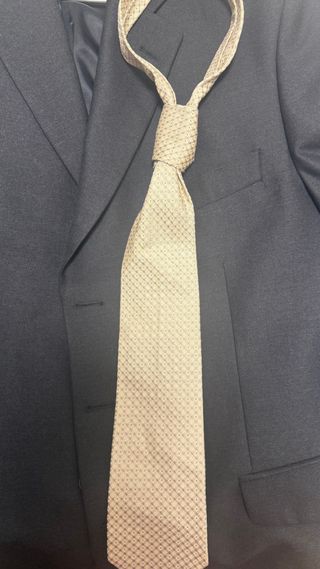 2 Corbatas Macson Beige y Gris