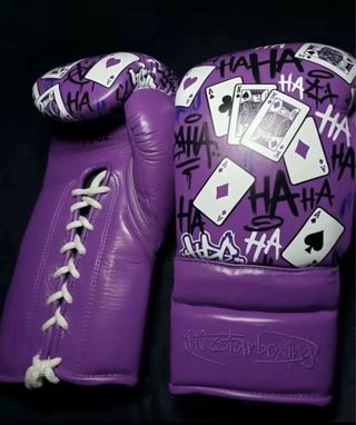 Guantes de Boxeo Joker Morado y Blanco