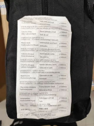 Tienda de campaña Amazon Basics 4 personas