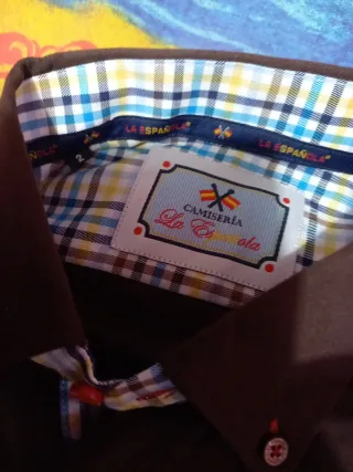 Camisa La Española Talla S Marrón Sin Estrenar