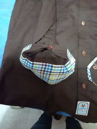 Camisa La Española Talla S Marrón Sin Estrenar