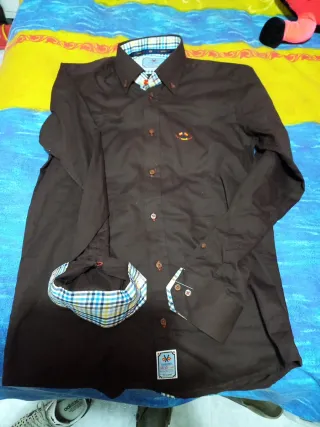 Camisa La Española Talla S Marrón Sin Estrenar