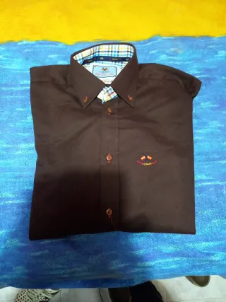 Camisa La Española Talla S Marrón Sin Estrenar