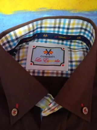 Camisa La Española Talla S Marrón Sin Estrenar