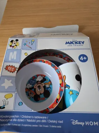 Vajilla Infantil Mickey Mouse 3 Piezas