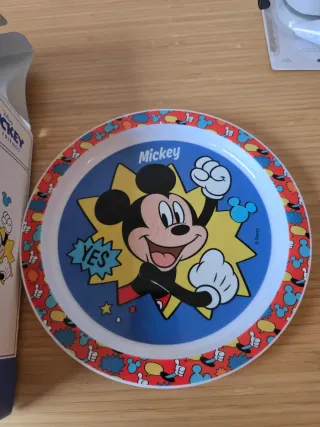 Vajilla Infantil Mickey Mouse 3 Piezas