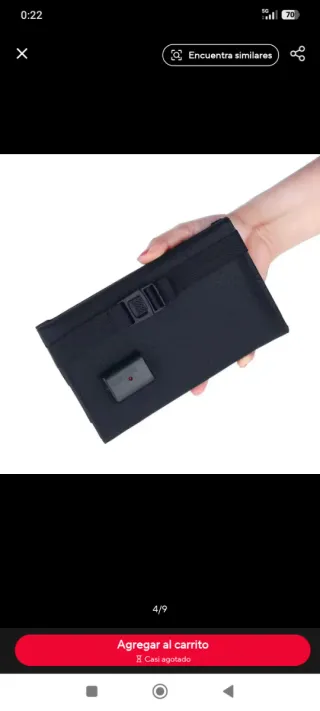 Panel Solar Plegable USB 20W