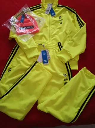 Chándal Adidas Amarillo Talla M