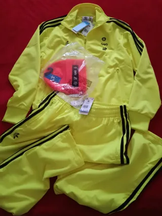 Chándal Adidas Amarillo Talla M