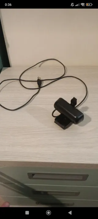 Webcam HD Negra