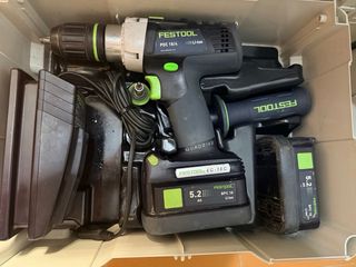 Conjunto  2 Taladros Festool PDC 18/4 Li-Ion