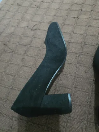 Zapatos tacón negros talla 38