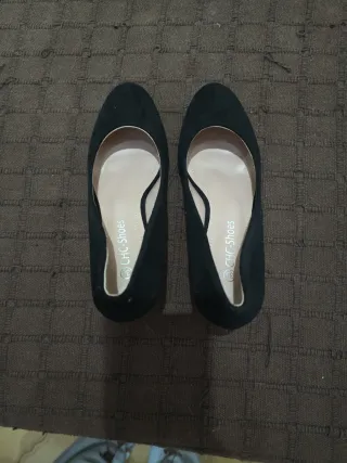 Zapatos tacón negros talla 38