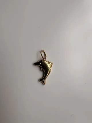 Colgante de delfín oro 18k(750)