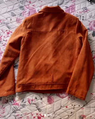 Chaqueta Biker Naranja Talla S