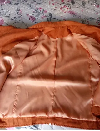 Chaqueta Biker Naranja Talla S