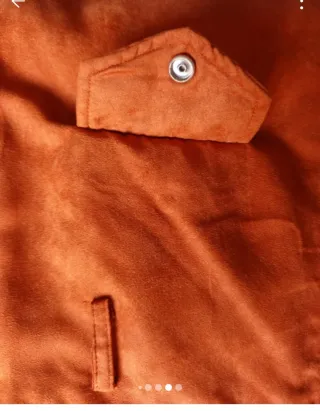 Chaqueta Biker Naranja Talla S
